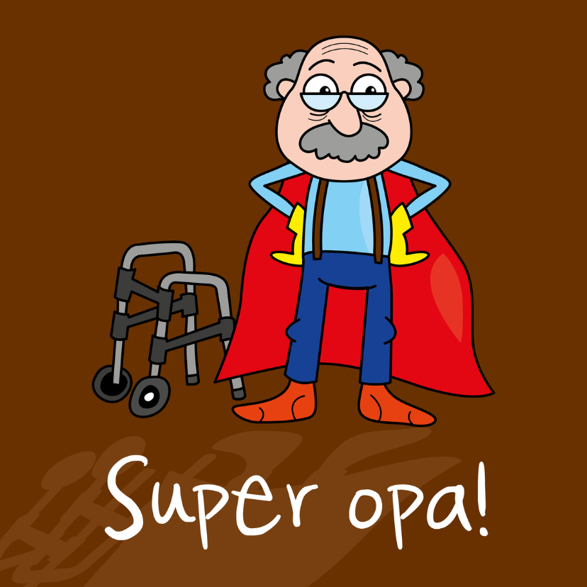 Superopa! - Opa & Omadag kaarten Opa & Omadag kaarten - Superopa!