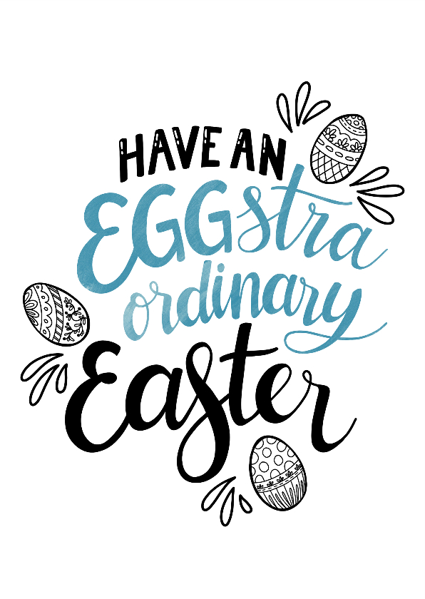 Eggstraordinary easter - EM - Paaskaarten Paaskaarten - Eggstraordinary easter - EM