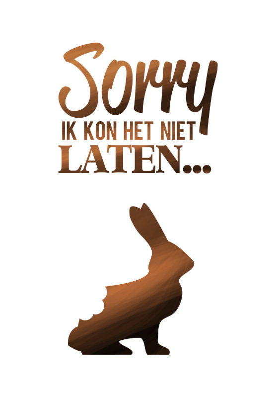 oeps paashaas - Paaskaarten Paaskaarten - oeps paashaas