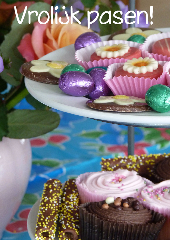 Paaskaart paasbrunch - Paaskaarten Paaskaarten - Paaskaart paasbrunch