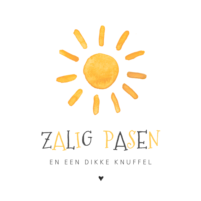 Paaskaart zon opstanding waterverf christelijk bijbel zalig - Paaskaarten Paaskaarten - Paaskaart zon opstanding waterverf christelijk bijbel zalig