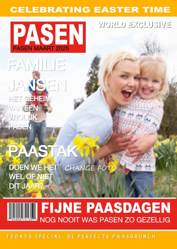 Paaskaarten - Pasen tijdschrift eigen foto