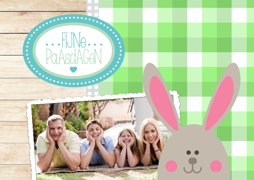 Schattige Paaskaart - Paaskaarten Paaskaarten - Schattige Paaskaart