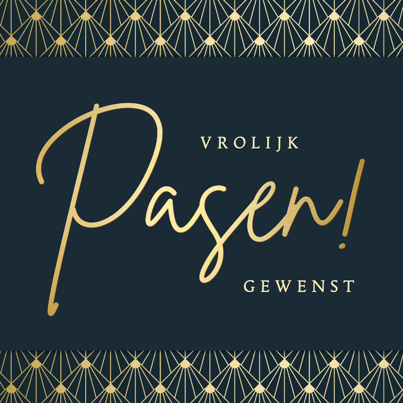Stijlvolle zakelijke paaskaart als bedankje medewerkers - Paaskaarten Paaskaarten - Stijlvolle zakelijke paaskaart als bedankje medewerkers