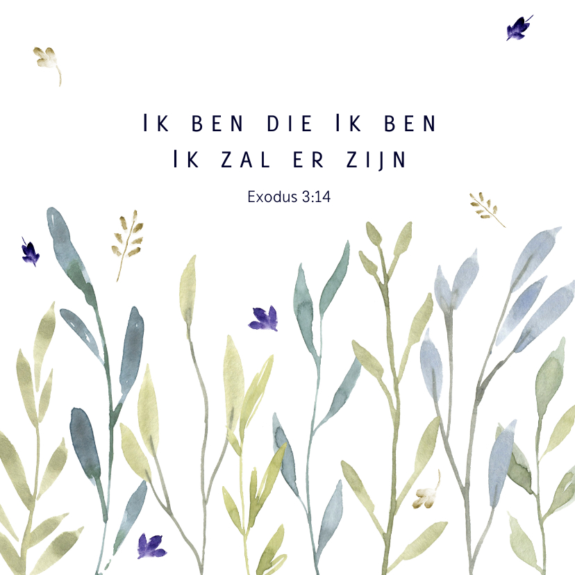 Kaart twijgjes met bijbeltekst naar keuze - Religieuze kaarten Religieuze kaarten - Kaart twijgjes met bijbeltekst naar keuze