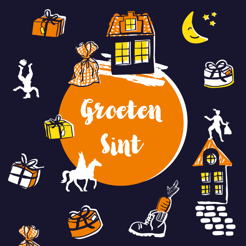 Sinterklaaskaarten - Groeten van de Sint