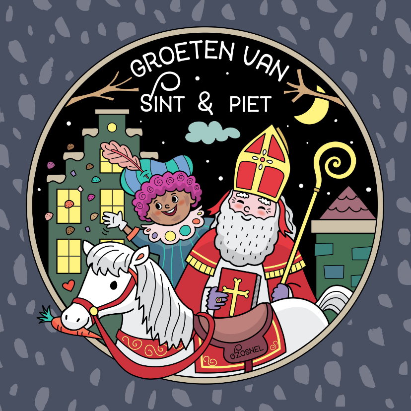 Groeten van Sint en Piet - Sinterklaaskaarten Sinterklaaskaarten - Groeten van Sint en Piet
