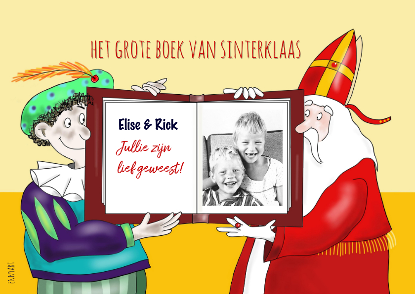 Sinterklaaskaarten - Het grote boek van Sinterklaas