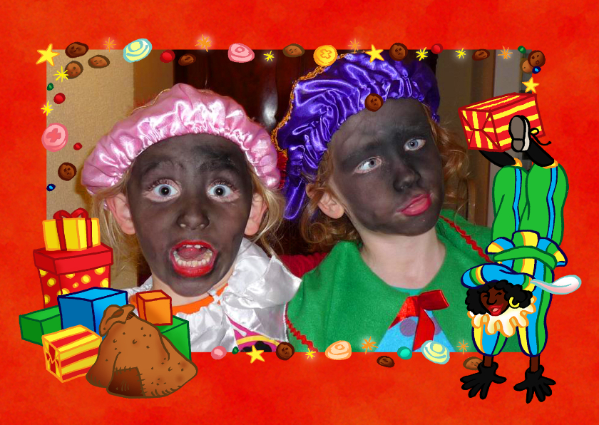 Sinterklaas feest fotokader - Sinterklaaskaarten Sinterklaaskaarten - Sinterklaas feest fotokader