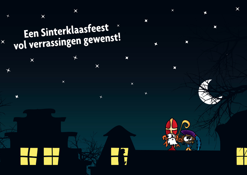 Sinterklaasfeest vol verrassingen - Sinterklaaskaarten Sinterklaaskaarten - Sinterklaasfeest vol verrassingen