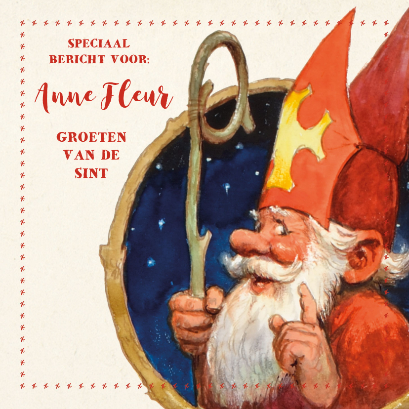 Sinterklaaskaarten - Speciaal bericht van de Kabouter Sint