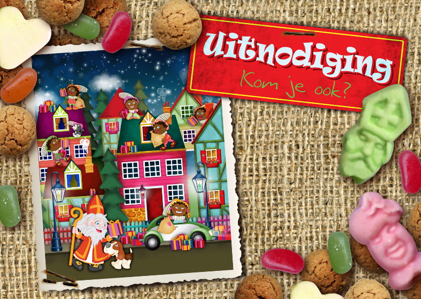 Strooigoed sinterklaas - Sinterklaaskaarten Sinterklaaskaarten - Strooigoed sinterklaas
