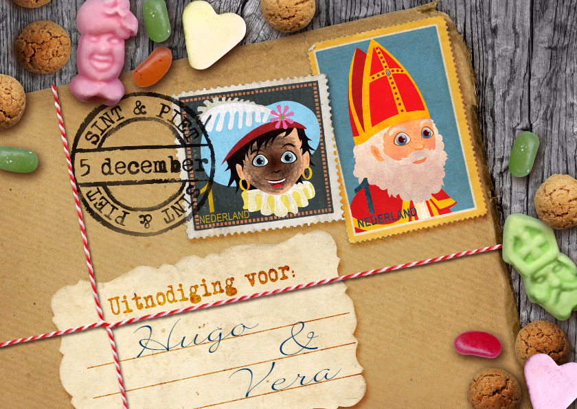 YVON brief van sinterklaas rh post - Sinterklaaskaarten Sinterklaaskaarten - YVON brief van sinterklaas rh post
