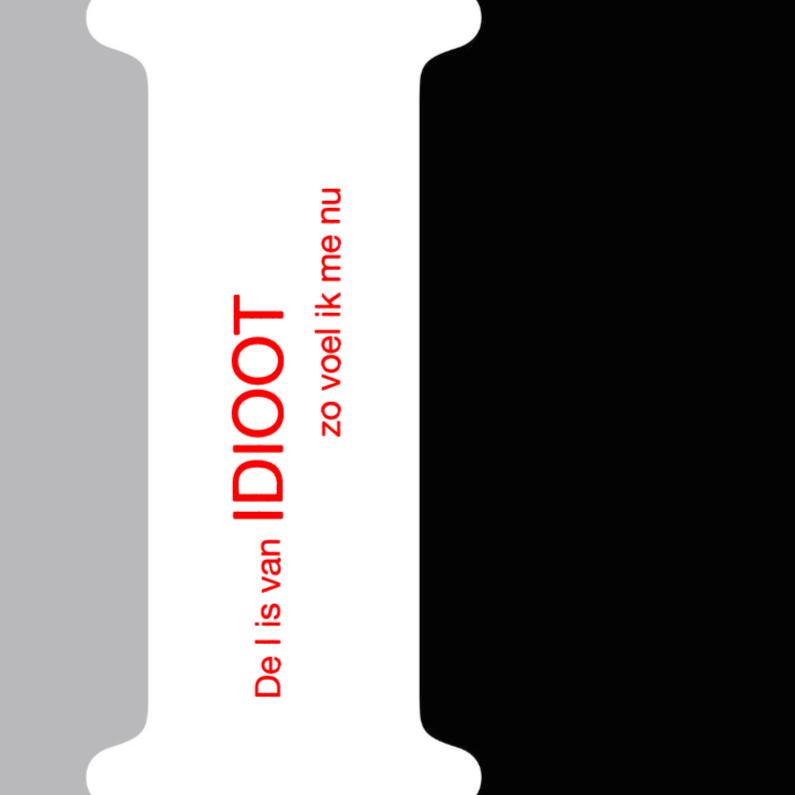 De I van Idioot - Sorry kaarten Sorry kaarten - De I van Idioot
