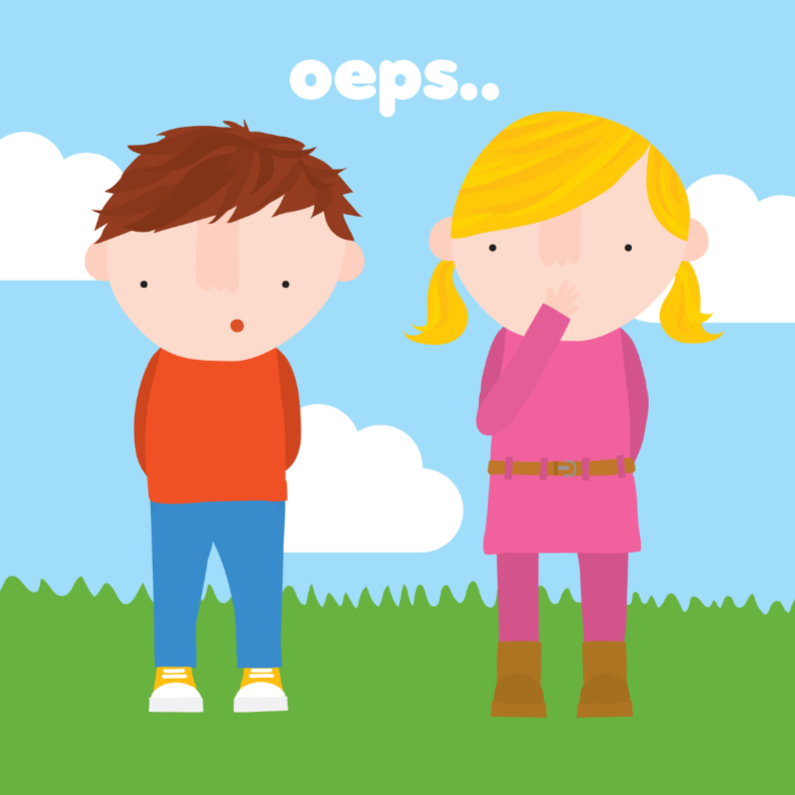 Sorry Kinderen Oeps - Sorry kaarten Sorry kaarten - Sorry Kinderen Oeps