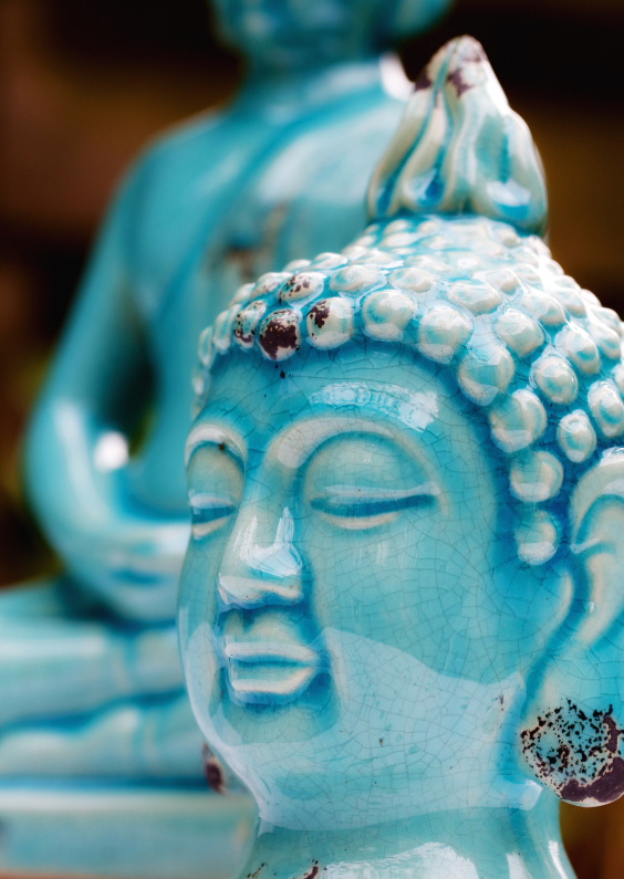 Blauwe buddha's - OT - Religie kaarten Religie kaarten - Blauwe buddha's - OT