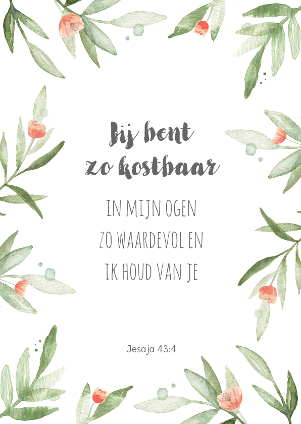Religie kaarten - Christelijke kaart bladeren, bijbeltekst naar keuze