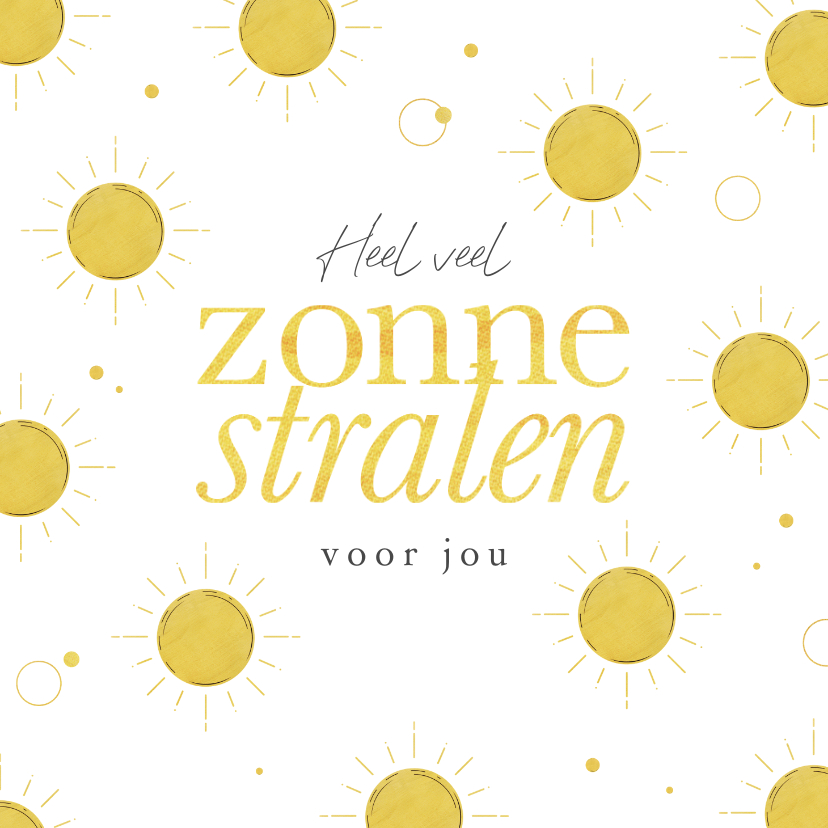 Religie kaarten - Christelijke kaart zonnestralen Gods zegen sterkte