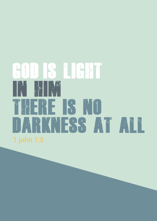 Religie kaarten - God is light - BF
