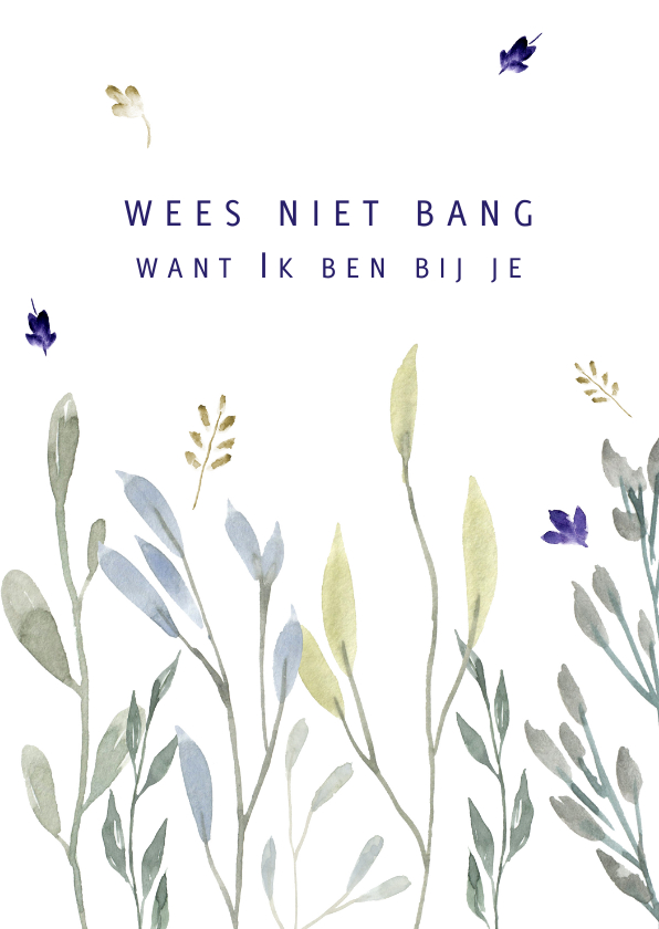 Kaart bijbeltekst twijgjes - Religie kaarten Religie kaarten - Kaart bijbeltekst twijgjes