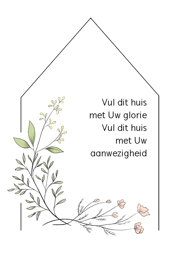 Religie kaarten - Kaart opwekking 815, aanpasbare tekst