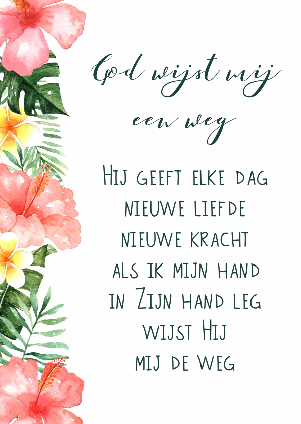 Religie kaarten - Kaart Tropical Opwekking 429 - WW