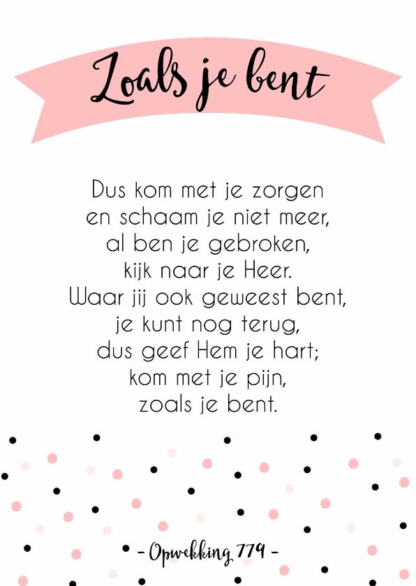 Opwekking 779 - WW - Religie kaarten Religie kaarten - Opwekking 779 - WW