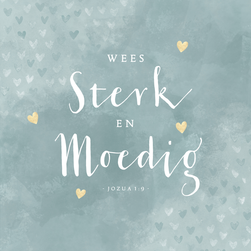 Religie kaarten - Religie kaart sterkte met bijbel spreuk 