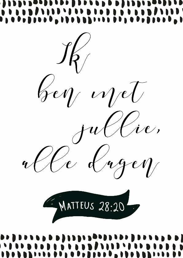 Kaart bijbeltekst Matteus - WW - Spreukenkaarten Spreukenkaarten - Kaart bijbeltekst Matteus - WW