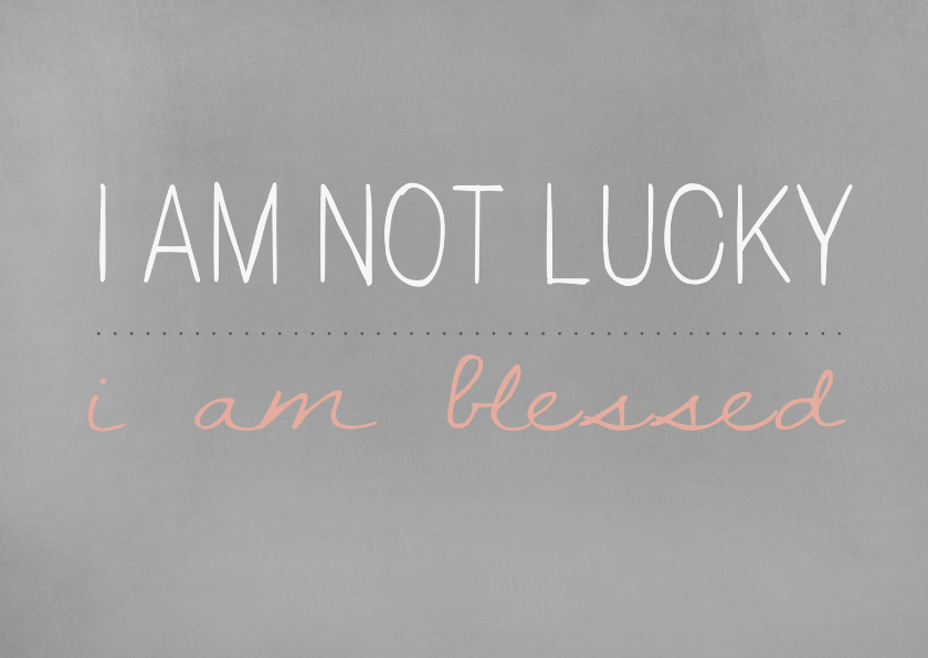 Kaart I am not lucky - Spreukenkaarten Spreukenkaarten - Kaart I am not lucky