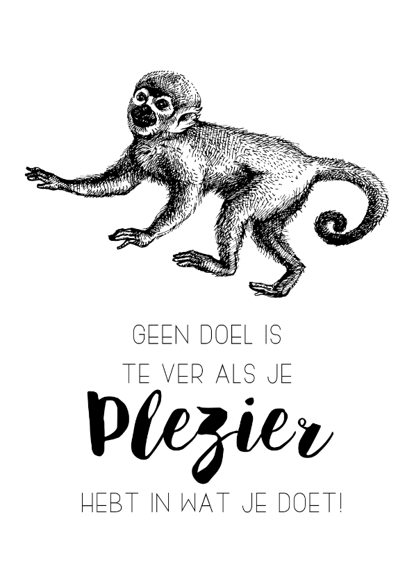 Spreukenkaart: Plezier in wat je doet - Spreukenkaarten Spreukenkaarten - Spreukenkaart: Plezier in wat je doet