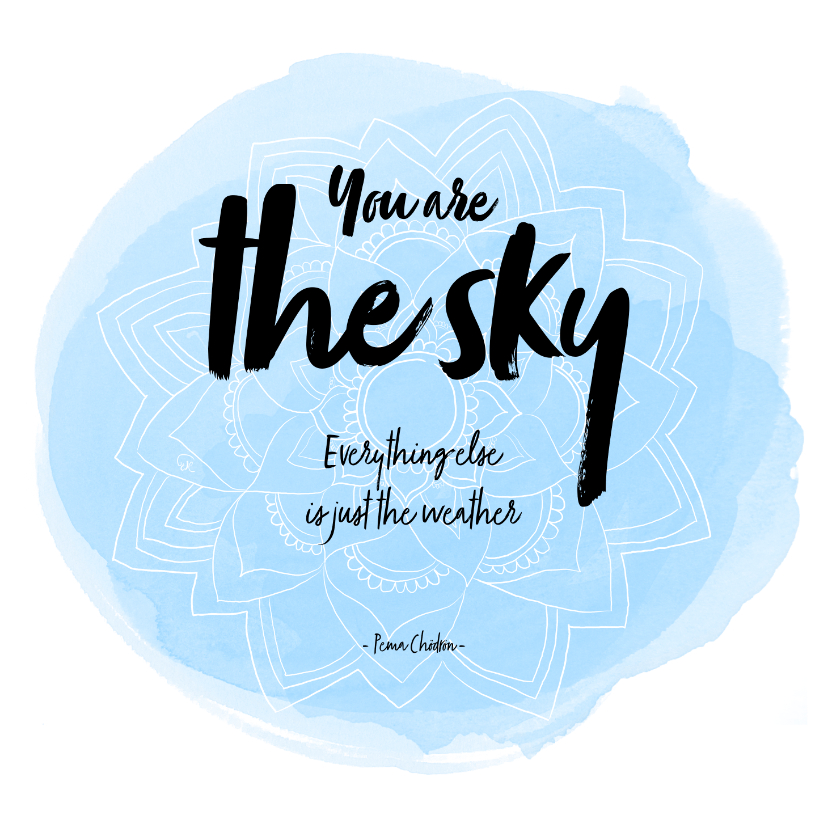 Spreukenkaart The sky - Spreukenkaarten Spreukenkaarten - Spreukenkaart The sky