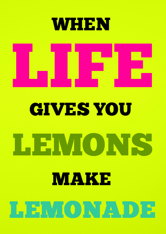 When life gives you lemons - SK - Spreukenkaarten Spreukenkaarten - When life gives you lemons - SK