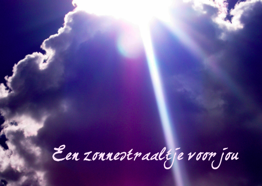 Een zonnestraaltje voor jou - Sterkte kaarten Sterkte kaarten - Een zonnestraaltje voor jou