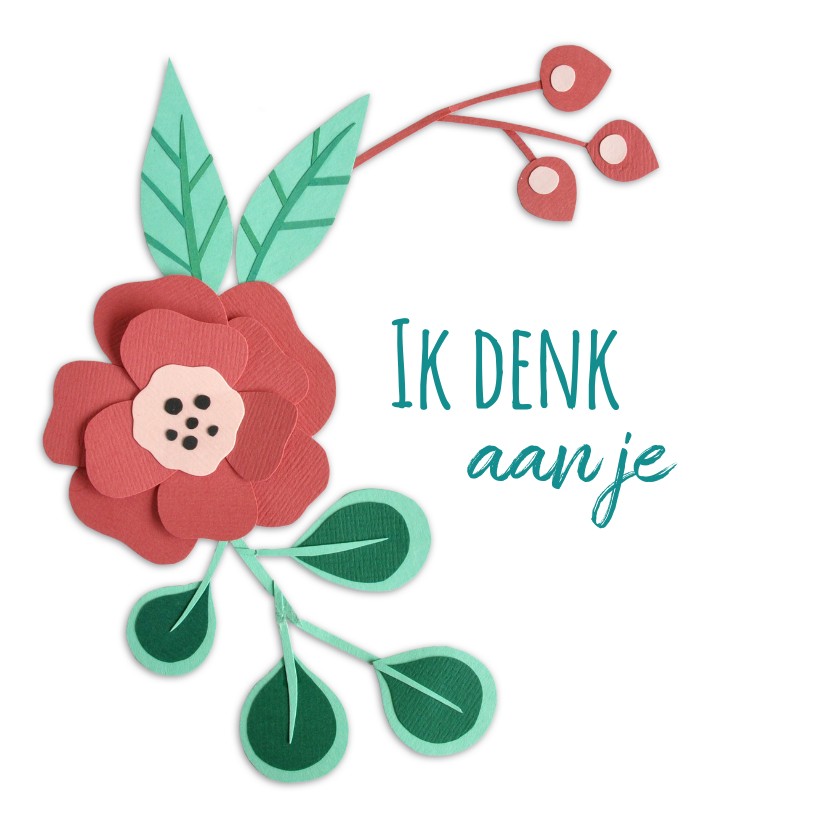 Sterkte kaarten - Ik denk aan je botanical