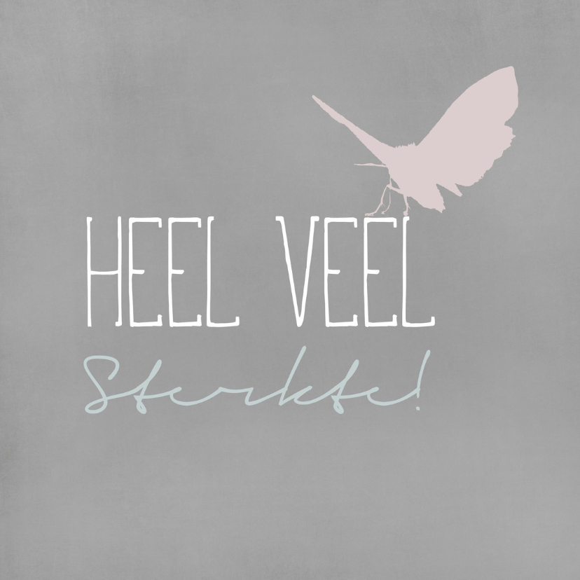 Kaart Sterkte Vlinder - Sterkte kaarten Sterkte kaarten - Kaart Sterkte Vlinder