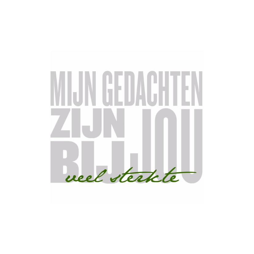 Sterke kaart Gedachten - LB - Sterkte kaarten Sterkte kaarten - Sterke kaart Gedachten - LB