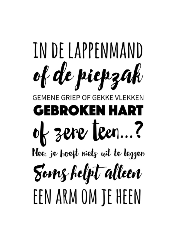 Sterkte kaarten - Sterkte In de lappenmand-isf