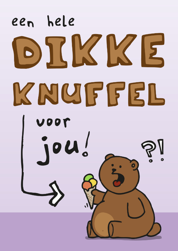 Sterkte kaarten - Sterkte kaart Dikke Knuffel