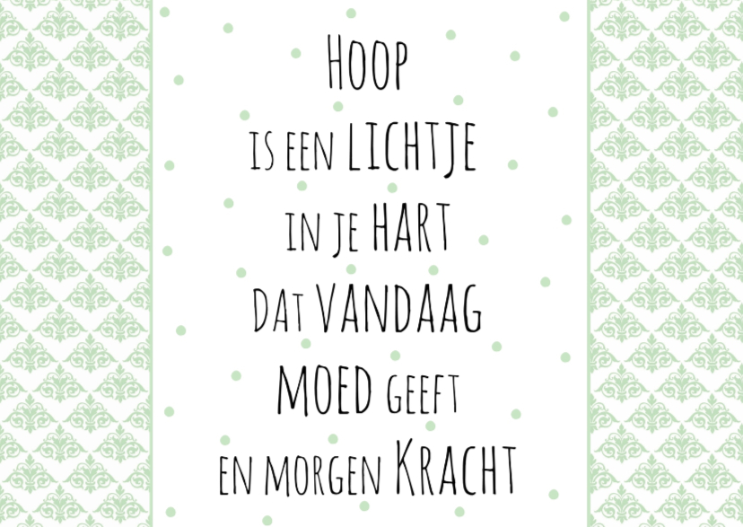 Sterkte kaartje Hoop 2 - WW - Sterkte kaarten Sterkte kaarten - Sterkte kaartje Hoop 2 - WW