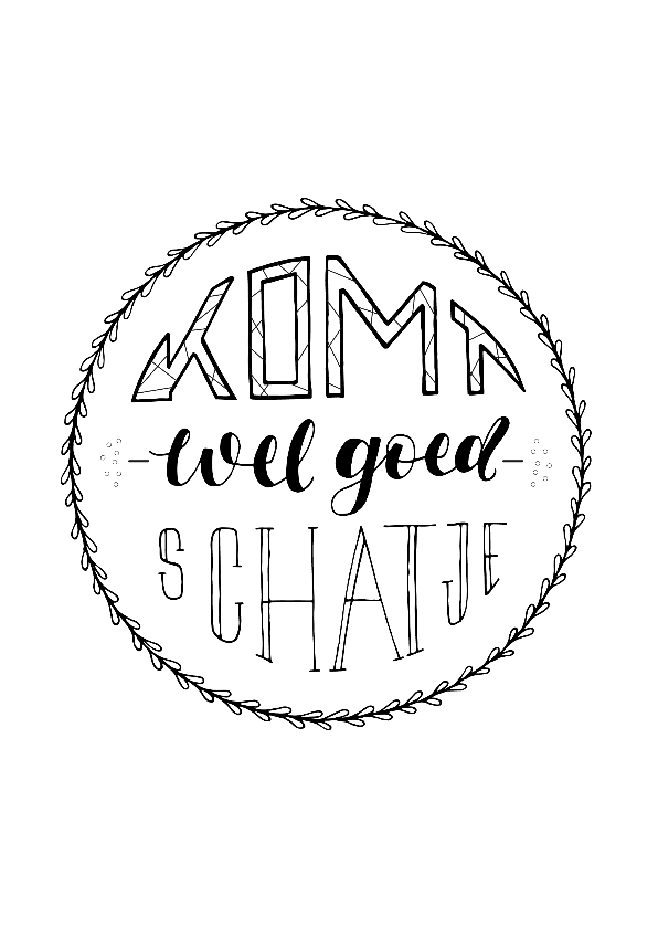 Sterkte, komt wel goed schatje - Sterkte kaarten Sterkte kaarten - Sterkte, komt wel goed schatje