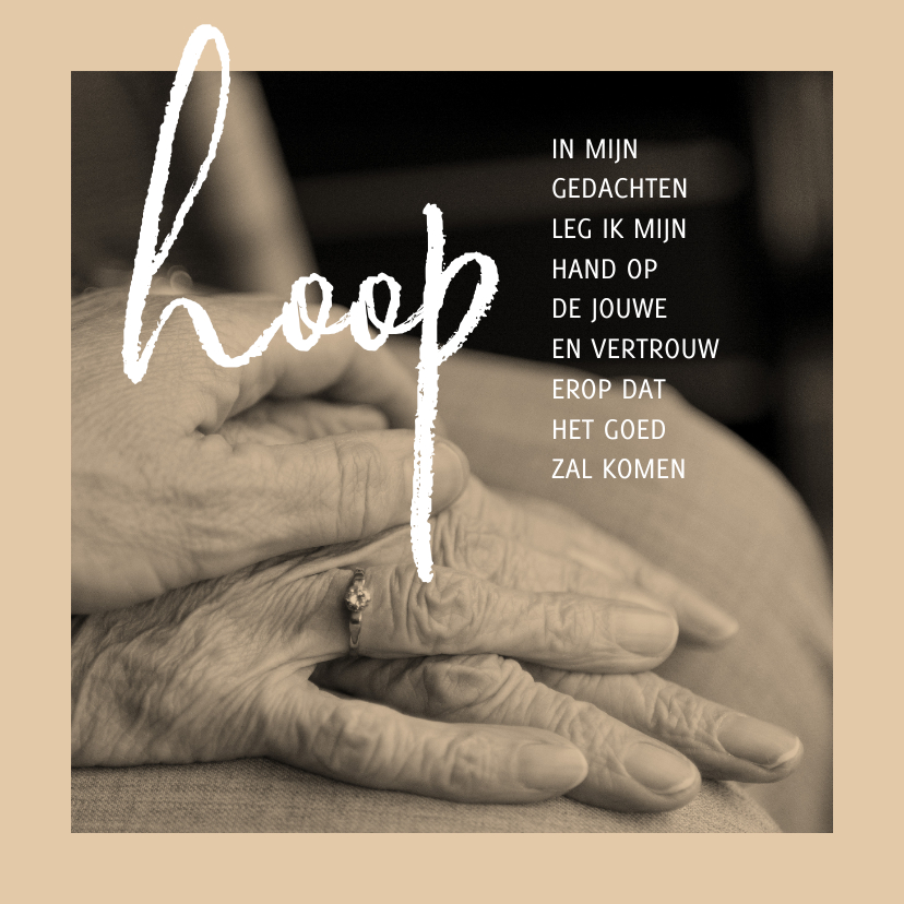 Sterkte Mijn hand op de jouwe - Sterkte kaarten Sterkte kaarten - Sterkte Mijn hand op de jouwe