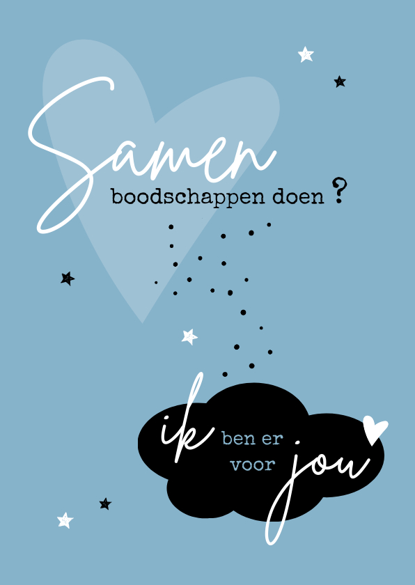 Sterkte Samen boodschappen doen? - Sterkte kaarten Sterkte kaarten - Sterkte Samen boodschappen doen?