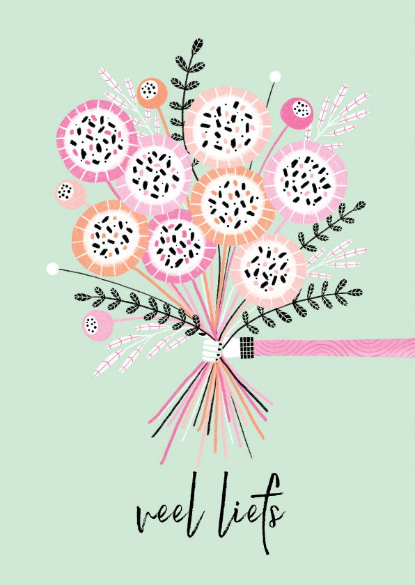 Sterktekaart bos bloemen mint - Sterkte kaarten Sterkte kaarten - Sterktekaart bos bloemen mint