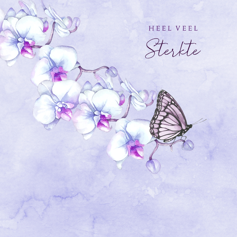 Sterkte kaarten - Sterktekaart orchidee