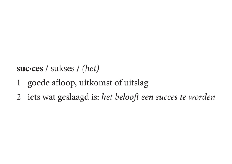 Coaching Woordenboek Succes - Succes kaarten Succes kaarten - Coaching Woordenboek Succes
