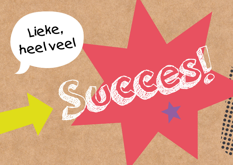 Succeskaart-Succes!-HK - Succes kaarten Succes kaarten - Succeskaart-Succes!-HK