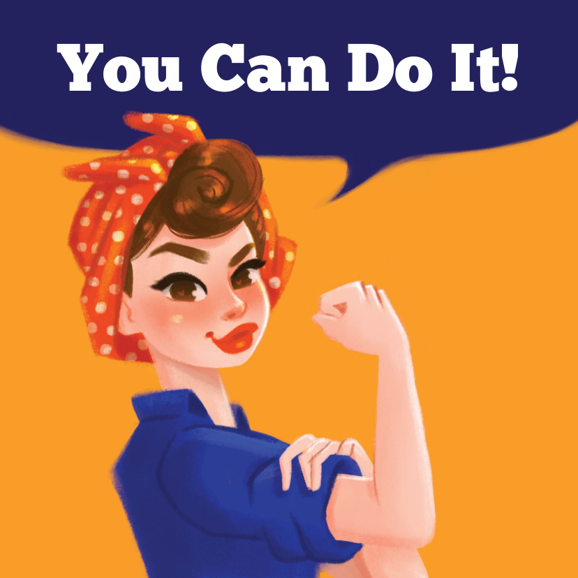 Succeskaart You Can Do It! - Succes kaarten Succes kaarten - Succeskaart You Can Do It!