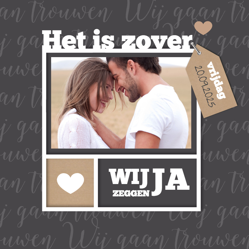 Het is zover-isf - Trouwkaarten Trouwkaarten - Het is zover-isf