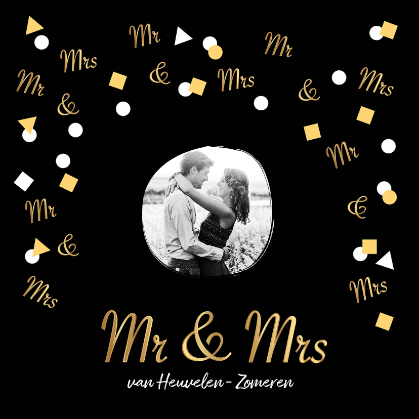 Originele stijlvolle trouwkaart voor jullie grote dag - Trouwkaarten Trouwkaarten - Originele stijlvolle trouwkaart voor jullie grote dag
